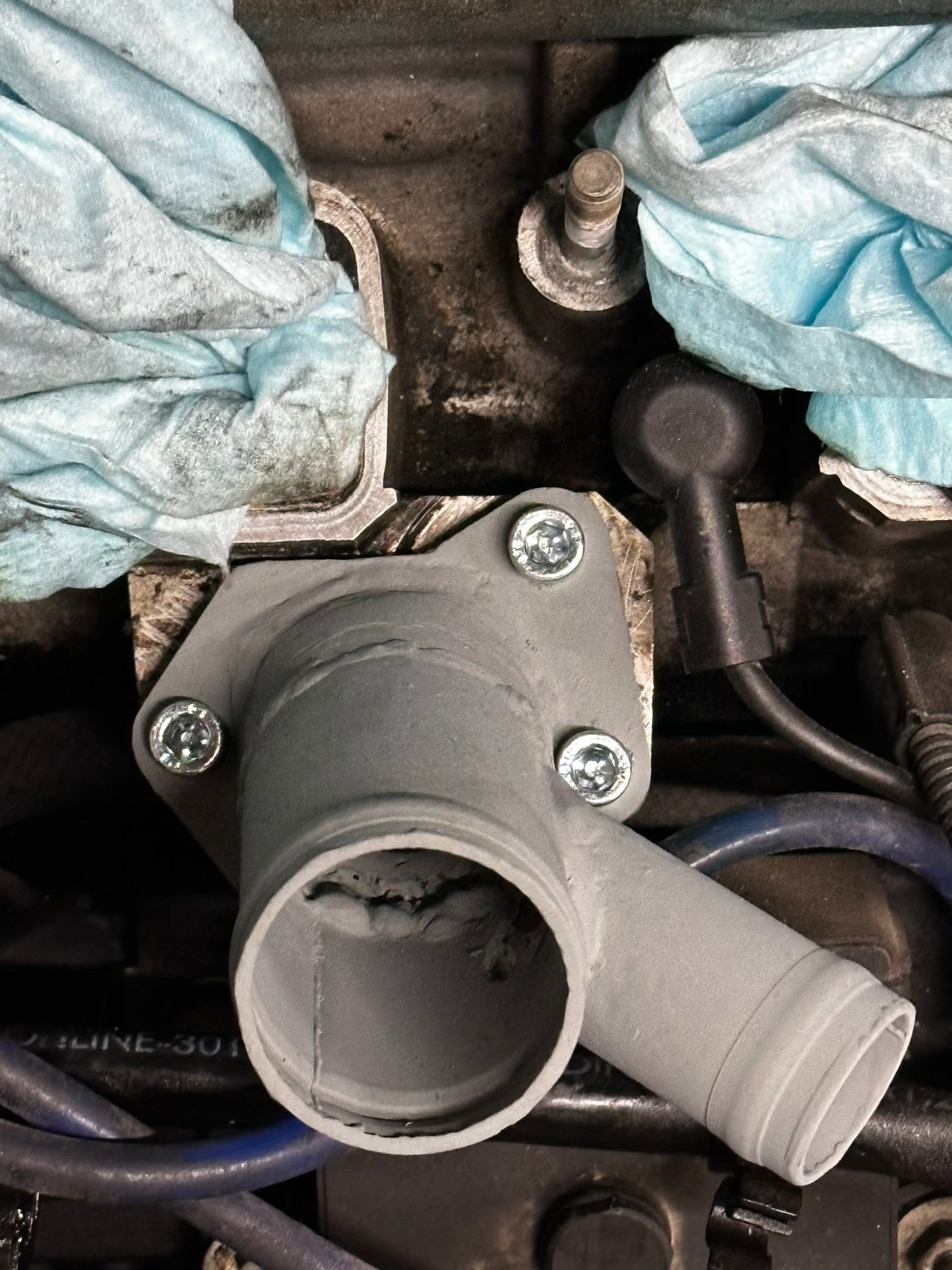 🔧 Metal Coolant Hose Connector / T-Piece for BMW M57 / M47