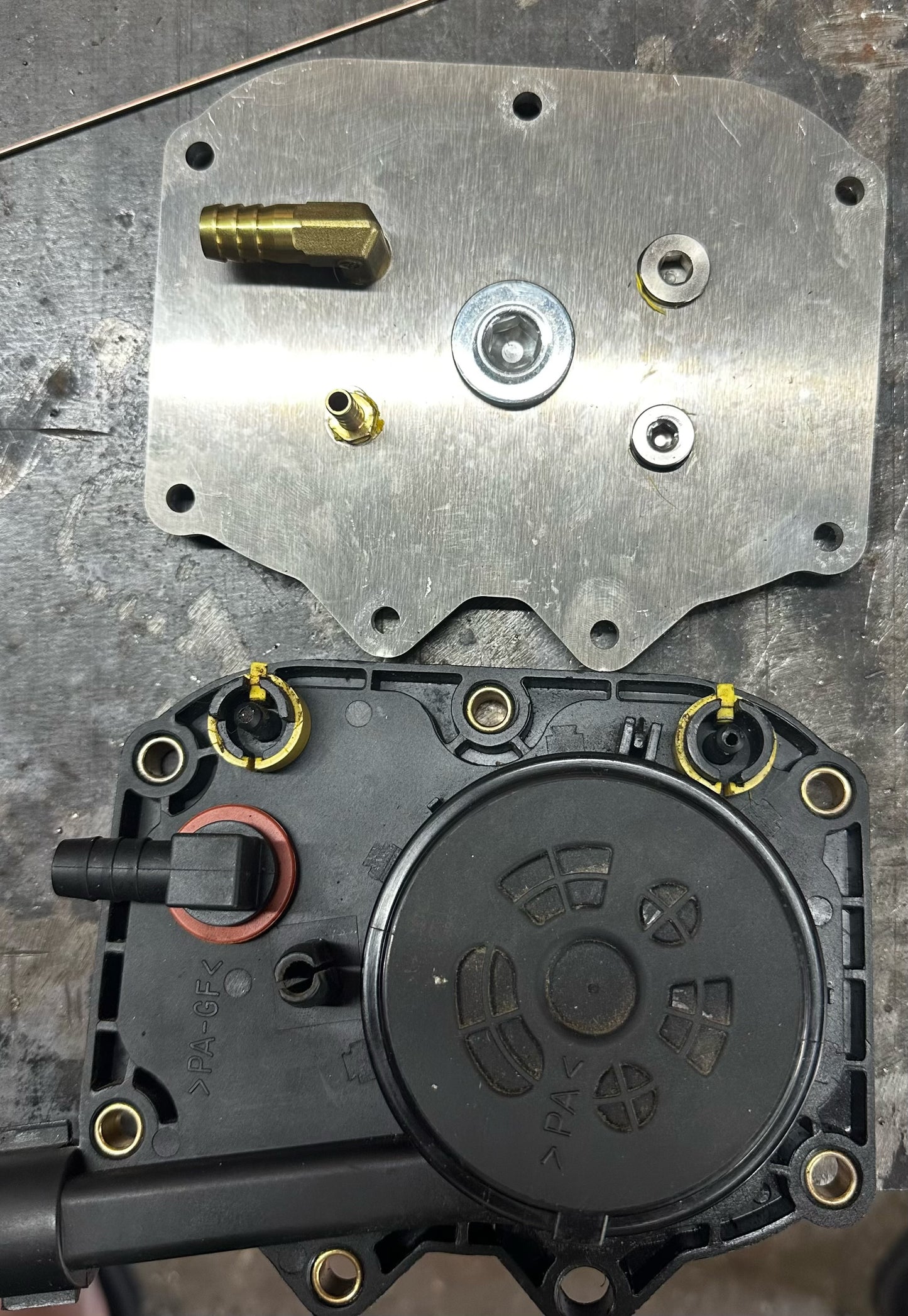 M60 / M62 Crankcase Ventilation Delete Plate