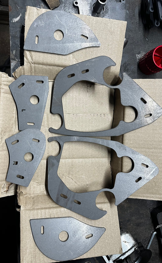 Reinforcement plates subframe bmw e36